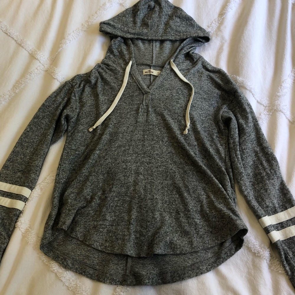 Hollister grey hoodie